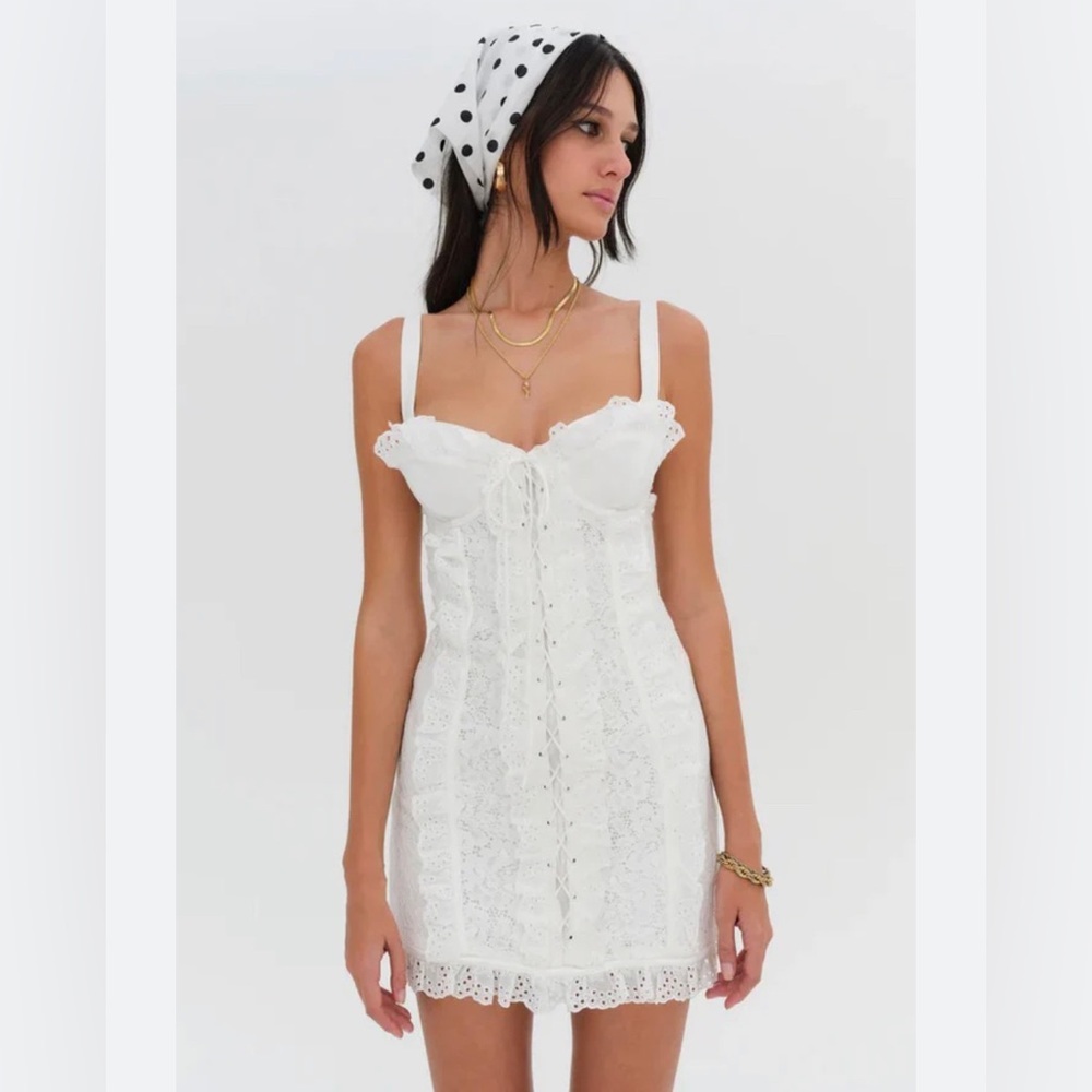 For Love & Lemons Mandy Mini Dress